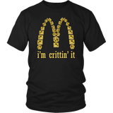 I'm Crittin' It Parody DND T-Shirt - Funny D20 Critical Joke Tee Shirt - Luxurious Inspirations