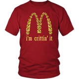 I'm Crittin' It Parody DND T-Shirt - Funny D20 Critical Joke Tee Shirt - Luxurious Inspirations