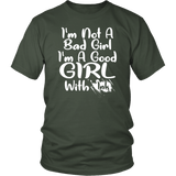 I'M not a bad girl i'm good with ink Funny Girls Gift Tshirt - Luxurious Inspirations