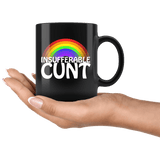 Insufferable Cunt Mug - Funny Offensive Rainbow Rude Crude Vulgar Gag Gift Coffee Cup - Luxurious Inspirations