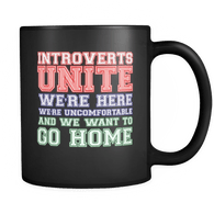 Introverts Unite Mug - Luxurious Inspirations