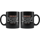 Corporate Email Lingo Funny Work Employee E-Mail Offensive Rude Coffee Cup Mug V2 Bigger Font - Luxurious Inspirations