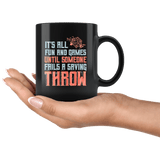 It's All Fun And Games Until Someone Fails A Saving Throw Funny DND RPG Tabletop Mug - Black Coffee Cup - Luxurious Inspirations