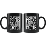 I've Met Some Pricks In My Life But You're A Real Cactus Mug Funny Offensive Rude Coffee Cup - Luxurious Inspirations