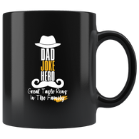 Dad joke hero great taste runs in the family coffee cup mug - Luxurious Inspirations