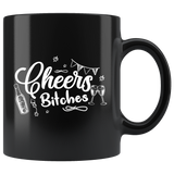 Cheers bitches party club fun celebration coffee cup mug - Luxurious Inspirations