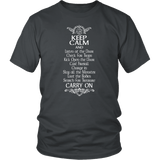 Keep Calm DND And Carry On T-Shirt - Luxurious Inspirations