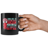 Being Able To Respond With Sarcasm Within Seconds Of A Stupid Question Is A Sign Of A Healthy Brain Coffee Cup Mug - Luxurious Inspirations