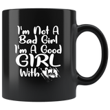 I'm Not A Bad Girl I'm A Good Girl With Ink Funny Tattoo Biker Lover Naughty Coffee Cup Mug - Luxurious Inspirations