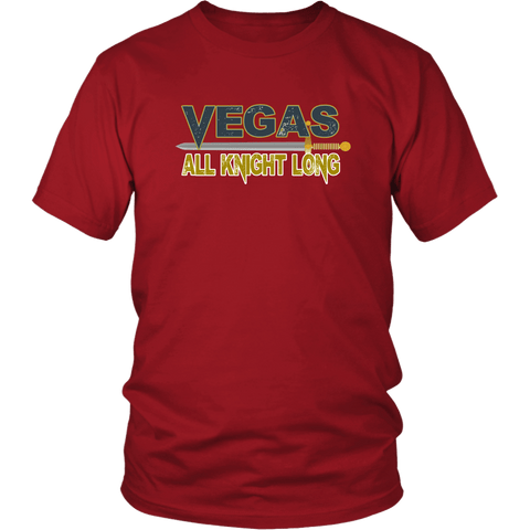 Las Vegas All Knight Long Hockey Fan T-Shirt - Luxurious Inspirations