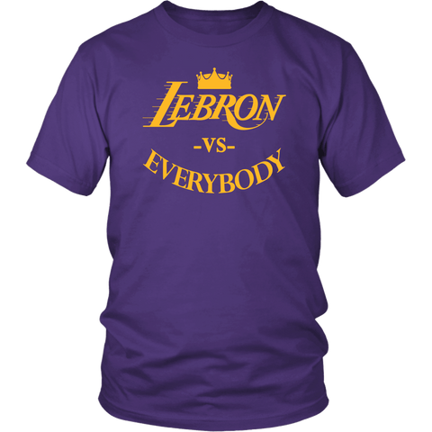 Lebron VS Everybody Los Angeles Basketball Shirt - Luxurious Inspirations