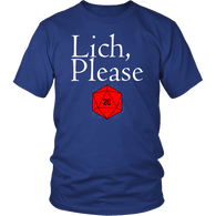 Lich Please DND T-Shirt - Luxurious Inspirations