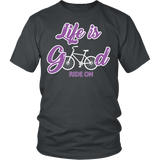 Life Is Good Bike Shirt - Bicycle Cycling Cyclist Racing Race Tee - Luxurious Inspirations