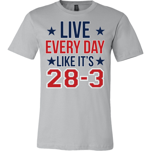 Live Everyday Like It's 28-3 Shirt - Funny Pats Tee - Luxurious Inspirations