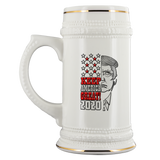 Keep America Great 2020 Trump Elections Beer Stein Mug - Support Donald Fathers Mothers Day Christmas Gift July 4th Patriotic Alcohol Coffee Cup - Luxurious Inspirations