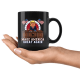 Make America Great Again Trump Nuke Tweet Button Mug - Funny Comic POTUS President Coffee Cup - Luxurious Inspirations