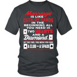 Marriage Is Like A Deck Of Cards Shirt - Funny Married Clever Tee - Luxurious Inspirations