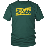 May The Fourth Be With You Shirt - Funny 4th Of May Geek Fan Adult Unisex Mens Womens Tee T-Shirt - Luxurious Inspirations