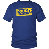 May The Fourth Be With You Shirt - Funny 4th Of May Geek Fan Adult Unisex Mens Womens Tee T-Shirt - Luxurious Inspirations