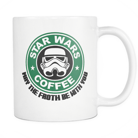May The Froth Be With You Star Wars Mug - Perfect Gift For Birthday Men Women Present Friend - Luxurious Inspirations