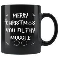 Merry Christmas You Filthy Muggle Mug - Funny Xmas Adult Humor Offensive Crude Not Today Coffee Cup - Luxurious Inspirations