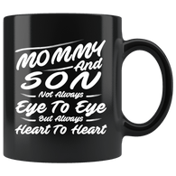 Mommy And Son Always Heart To Heart Mug - Sweet Mother's Day Mom Mama Mere boy Coffee Cup - Luxurious Inspirations