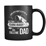 My Fishing Buddy Call Me DAD Mug - Funny Parent Mom Dad Son Daughter Buddies Coffee Cup - Luxurious Inspirations