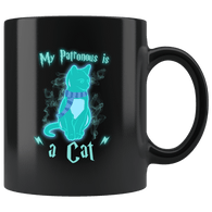 My Patronus Is A Cat Mug - Funny Wizard Parody Kitten Animal Lover Coffee Cup - Luxurious Inspirations