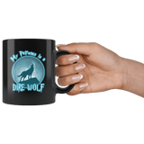 My Patronus Is A Dire Wolf Mug - Funny Wizard Direwolf Lover Coffee Cup - Luxurious Inspirations