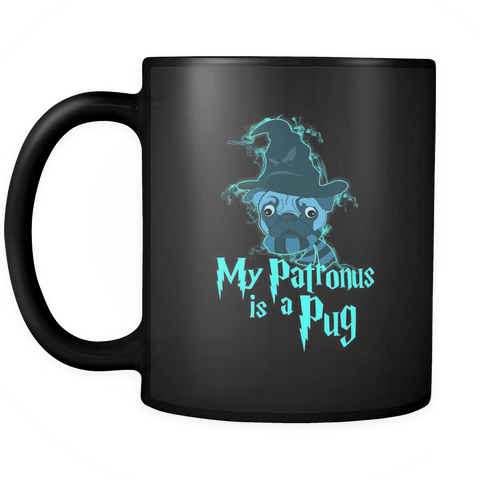 My Patronus Is A Pug Mug - 2018 Wizard Magic Lovers Cute Animal Pugs Coffee Cup - Luxurious Inspirations