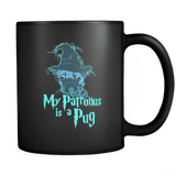 My Patronus Is A Pug Mug - 2018 Wizard Magic Lovers Cute Animal Pugs Coffee Cup - Luxurious Inspirations