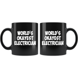 World's Okayest Electrician Mug - Luxurious Inspirations
