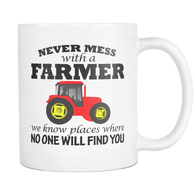 Never Mess With A Farmer Mug - Luxurious Inspirations