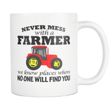 Never Mess With A Farmer Mug - Luxurious Inspirations