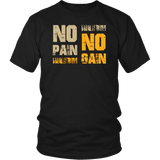 No Pain No Gain Workout Gym Weightlifting Muscle Training Sports T-Shirt - Luxurious Inspirations