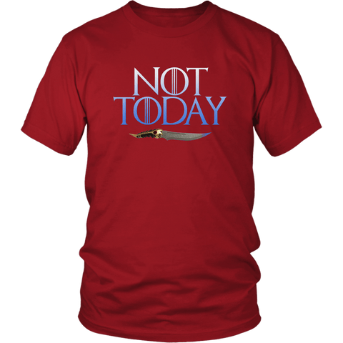 Not Today Arya T-Shirt - Funny GOT Fan Ice Add You To The List Tee Shirt - Luxurious Inspirations