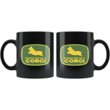 Nothing Runs Like A Corgi Mug - Funny Dog Owner Lover Farming Spoof Parody Coffee Cup - Luxurious Inspirations
