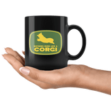 Nothing Runs Like A Corgi Mug - Funny Dog Owner Lover Farming Spoof Parody Coffee Cup - Luxurious Inspirations