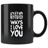 666 ways I love you Mother Lucifer Gothic Goth beer mug coffee cup - Luxurious Inspirations