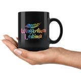Wingaydium Lesbiosa gay pride lesbian LGBT community transgender equality coffee cup mug - Luxurious Inspirations