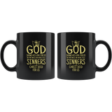 God Shows His Love For Us In That While We Were Still Sinners Christ Died For Us Coffee Cup Mug - Luxurious Inspirations