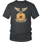 Paladin Dice D20 DND T-Shirt - Luxurious Inspirations
