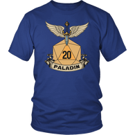 Paladin Dice D20 DND T-Shirt - Luxurious Inspirations