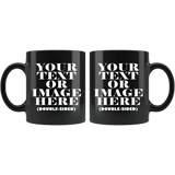 Personalized Black Mug - Luxurious Inspirations