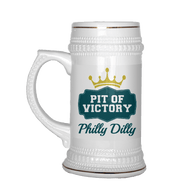 Philly Dilly Pit Of Victory Tee Shirt Stein Mug  - Funny Football Philadelphia Philly! Fans 30 Ounce Vacuum Beer Tumbler - Luxurious Inspirations