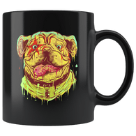 Pit bull Art Painting Lover Mug - Retro Style California Dog Pet Owner Coffee Cup - Luxurious Inspirations