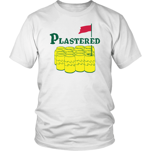 Plastered Funny Golf Parody Drinking T-Shirt - Luxurious Inspirations