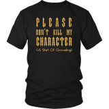 Please Don't Kill My Character +5 Groveling Funny DND DM RPG Tabletop T-Shirt - Luxurious Inspirations