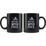 Resting Witch Face Ghost Witch Halloween Costumes Children Candy Trick or Treat Makeup Mug Coffee Cup - Luxurious Inspirations