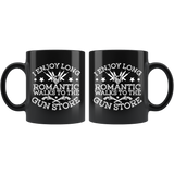 I enjoy long romantic walks to the gun store firearms riffles rights coffee cup mug - Luxurious Inspirations